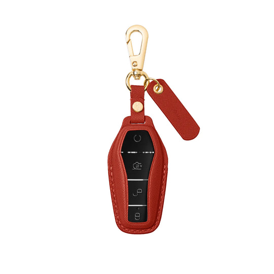BYD Leather Car Key Case
