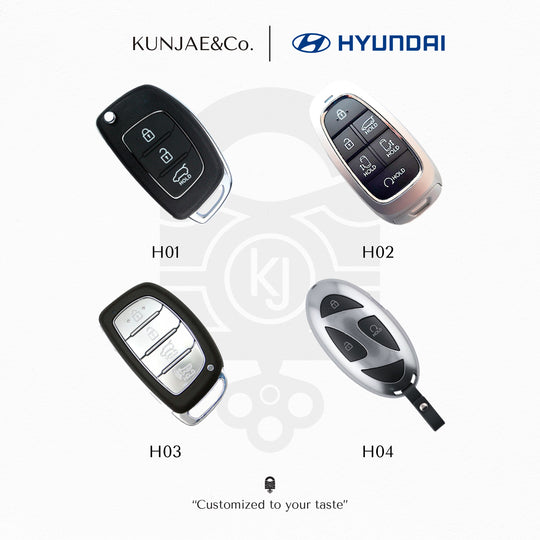 Hyundai Leather Car Key Case