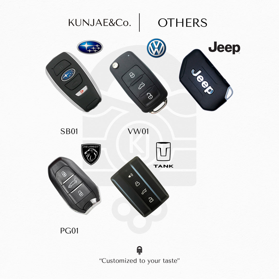 Other Brands Leather Car Key Case