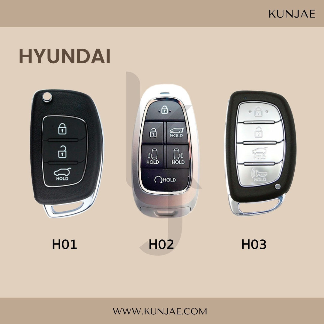 Hyundai Leather Car Key Case