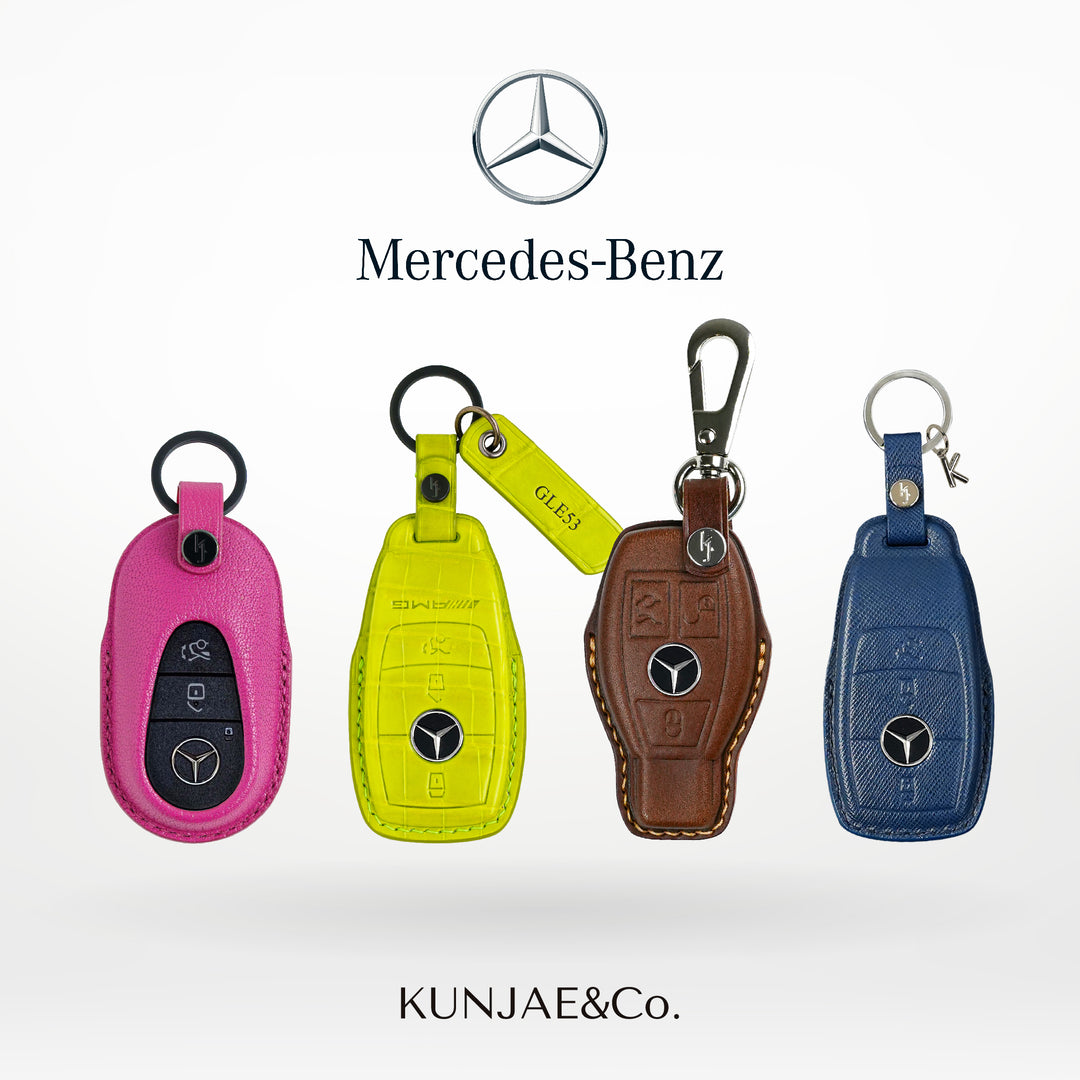 Mercedes Benz Leather Car Key Case