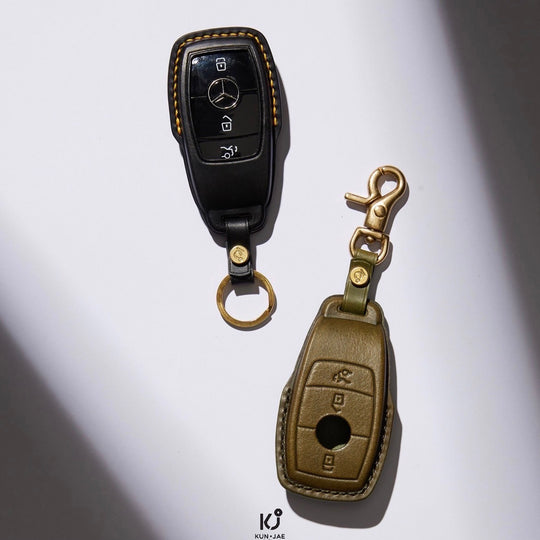 Mercedes Benz Leather Car Key Case