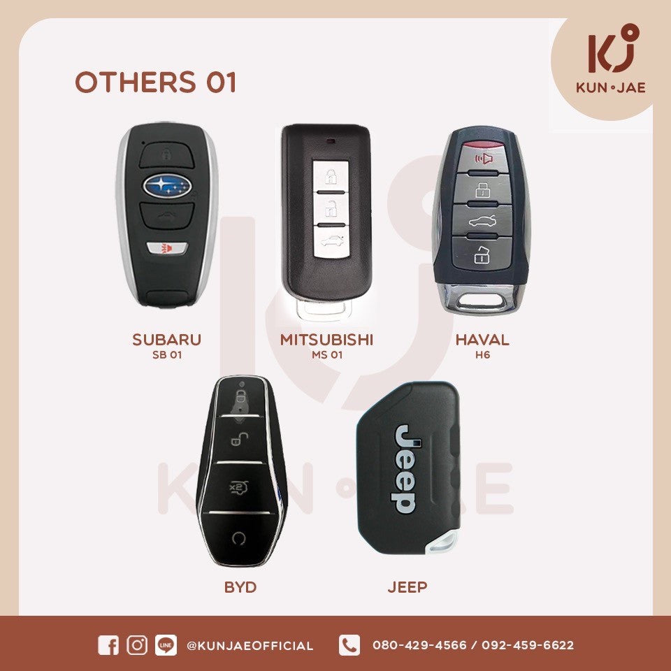 Other Brands Leather Car Key Case